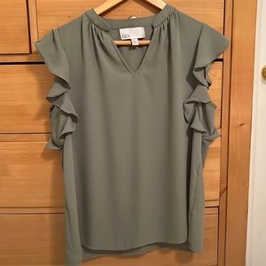 Ruffle sleeve Nordstrom Rack blouse (tank)